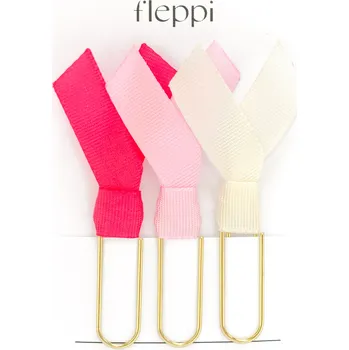 Fleppi Dekorativní kancelářské sponky - Mix 4 | 3ks