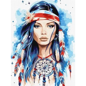 Set školních potřeb Malowanie po numerach - Amulet 30x40cm