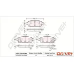 Sada brzdových destiček, kotoučová brzda Dr!ve+ DP1010.10.0142