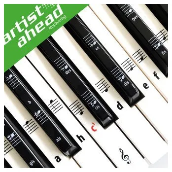 ARTIST AHEAD® Noten Aufkleber für Klavier & Keyboard - Artist Ahead