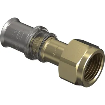Vodovodní potrubí Spojka lisovací se šroubením Wavin M-press M5 mosaz d16 x 1/2˝