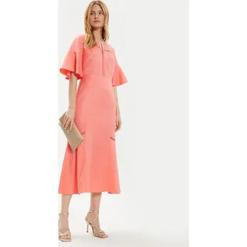 Dámské šaty Boss Letní šaty Dileina 50512807 Růžová Regular Fit 46