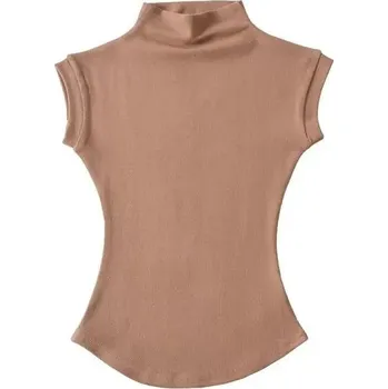 Dámský rolák bez rukávů Barva: Khaki, Velikost: S