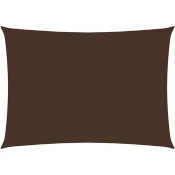 Stínicí plachta vidaXL Stínící plachta oxfordská látka obdélníková 3,5 x 5 m hnědá