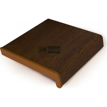 Parapet Pvplast vnitřní plastový parapet tmavý dub š. 300 mm