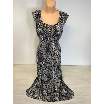 Dámské šaty damské šaty, Barva Jako na obrázku 2, Velikost XXL 48, Materiál 98% Polyester 2% Lycra