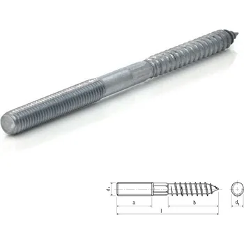 Šroub Wintech kombi šroub s 6H M8 x 100 ZB - 1 ks