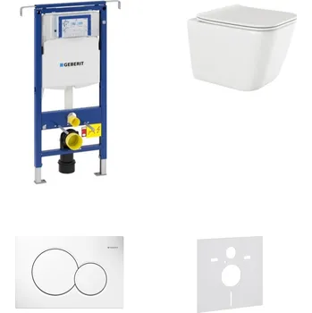 AKČNÍ SET 5v1 Geberit Duofix Special 111.355.00.5 + WC mísa INVENA PAROS