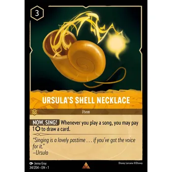 Karetní hra Ursula´s Shell Necklace 034/204 - The First Chapter Typ karty: Standard