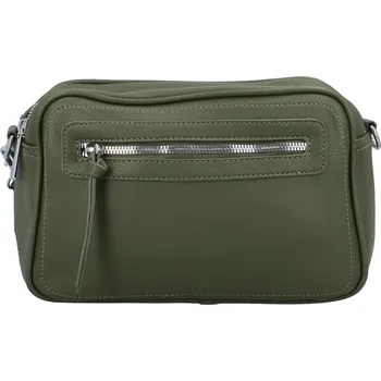 Kabelka Dámská crossbody kabelka khaki zelená - Paolo bags Tselmega zelená