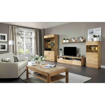 Šatní skříň Obývací stěna ATLANTA 1 dub přírodní DÁREK ZDARMA Barevné provedení: Dub pálený