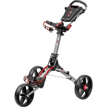 Golfový vozík Ezeglide Bolt 2 + Easy Opening manuální vozík, šedo/červený