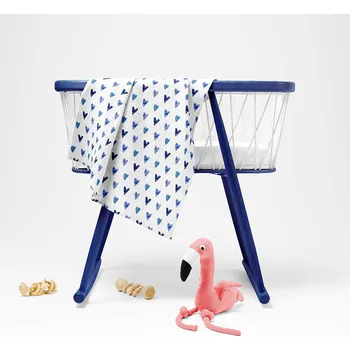 látková plena Lily is sailing Mušelínová plenka - Námořníkovo srdce