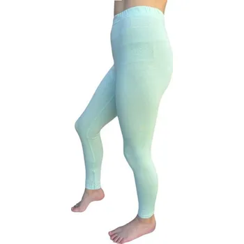 Legíny Lily Grey jednobarevné - mint - 104