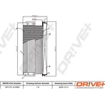 Vzduchový filtr Dr!ve+ DP1110.10.0009