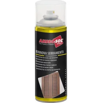 Lak na dřevo Oživení oken a dveří ve spreji Ambro-Sol Renovator For Doors And Windows 400 ml
