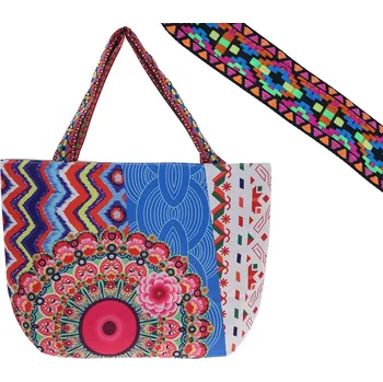 Carmani® Carmani - Taška na zip s oboustranným dekorem mandaly - 54x40x17 cm