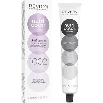 Barva na vlasy Revlon-Professional Barva-a-odstin-vlasu Nutri-Color-Filters1002 Pale Platinum 100 ml (2 120,00 Kč / 1 l)