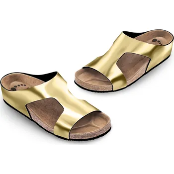 Dámské pantofle Obuv zdravotní FORcare 304165 zlatá lesk Velikost: 37