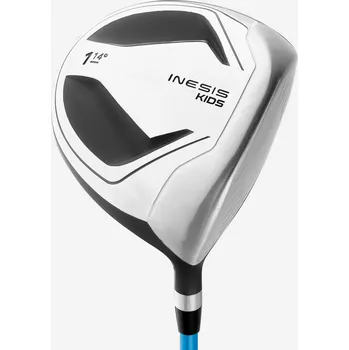 Golfová hůl INESIS Dětský driver | Pro praváky | 11–13 let 14° MODRÁ|ŠEDÁ