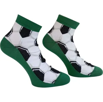 Pánské ponožky Trepon České chlapecké/pánské kotníkové ponožky POBORSKÝ zelené