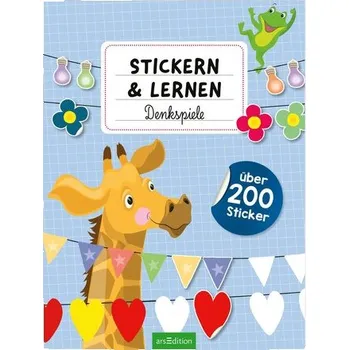 První čtění Stickern und Lernen - Denkspiele - Jäger, Katja