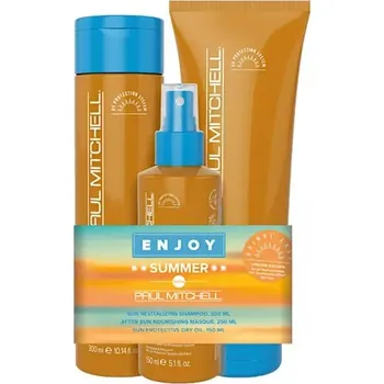 Kosmetická sada Paul Mitchell Sun Trio Set - Šampon 300 ml + maska 250 ml + olej 150 ml Dárková Sada