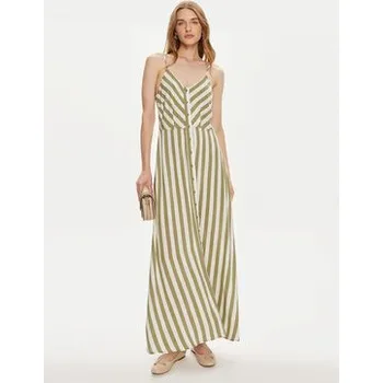 Dámské šaty YAS Letní šaty Savanna 26035342 Zelená Regular Fit M