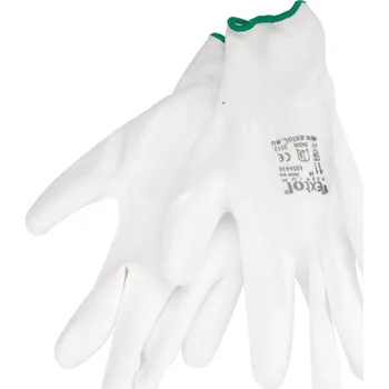 Pracovní rukavice Rukavice z polyesteru polomáčené v PU velikost: 9