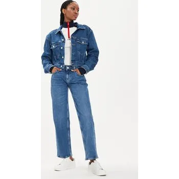 Pánská větrovka Tommy Jeans Jeansová bunda Claire DW0DW18207 Modrá Regular Fit 1XL