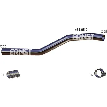 Filtr do auta Servisní potrubí/filtr pevných částic ERNST 465052