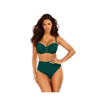 Oblečení a móda Dámské dvojdílné plavky New Trends 20 - S730D8 -7 tmavě zelená - Self 44D
