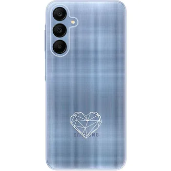 Odolné silikonové pouzdro iSaprio - čiré - Digital Love - Samsung Galaxy A25 5G