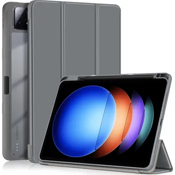 Pouzdro na tablet Case chytré zavírací pouzdro na tablet Xiaomi Pad 6S Pro - šedé