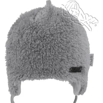 Kojenecká čepice RDX Zavazovací čepice wellsoft podšitá bavlnou Šedá Vel. 0