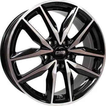 Alu kolo Alu kola CMS C28, 18x7.5 5x112 ET48, černá + leštění vhodné pro Škoda Octavia IV