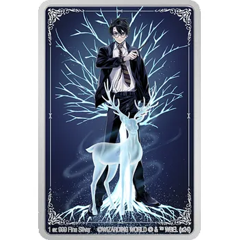 Stříbrná mince Harry Potter™ - Patronus (Ochránce) - Harry Potter 1 Oz 2024 Color PROOF - (1.)