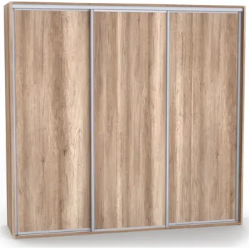 Šatní skříň Dvoudveřová šatní skříň ONYX Dekor: Dub kansas, Šířka: 210 cm, Výška: 220 cm