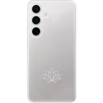 Telefonní příslušenství Odolné silikonové pouzdro iSaprio - čiré - Lotos - Samsung Galaxy S24