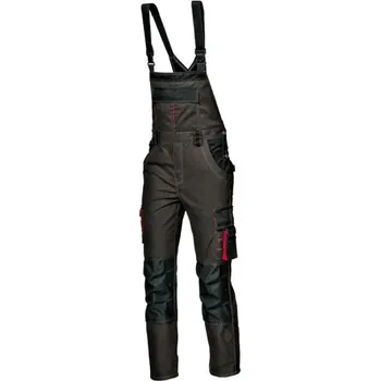 montérky HARRISON kalhoty s laclem montérkové - šedá - 58