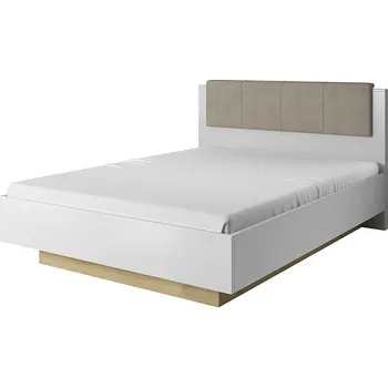 Ložnicová sestava Laski Ložnice Arco Bílá / Dub Grandson / Bílý lesk Zvolte možnost: dodat bez roštu