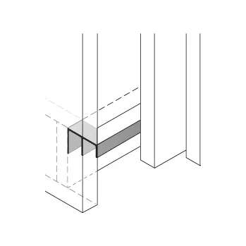 Interiérové dveře Hettich Sada dolního vedení předních dveří STB 11