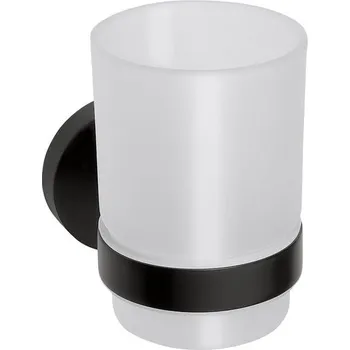 Držák na kartáček EBS Urban Round Držák kartáčků, černá mat UR27BL