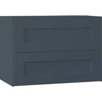 Koupelnový nábytek EBS Laca Skříňka umyvadlová s deskou 83,2 cm, hlubinná modř matná, LACA80M