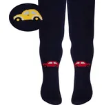 Chlapecké vzorované punčocháče WOLA FIÁTEK modré Velikost: 62-74