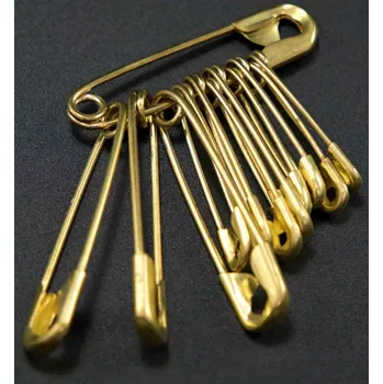 Spínací špendlíky - směs malých zlatých