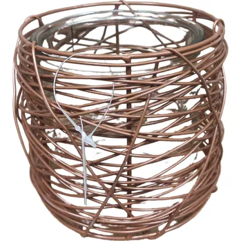 Svíčka skleněná váza midar číslo 12-13 cm