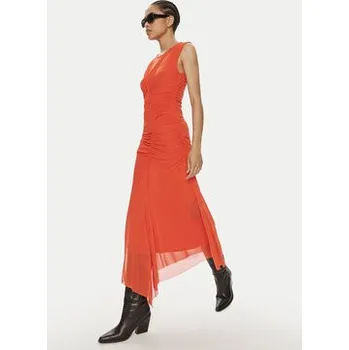 Dámské oblečení Gestuz Každodenní šaty Messi 10909133 Oranžová Slim Fit XS