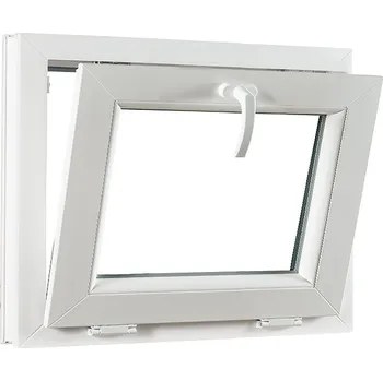 Okno SKLADOVÁ-OKNA.cz Sklopné plastové okno REHAU Smartline+ - 490 x 400 mm Bílá