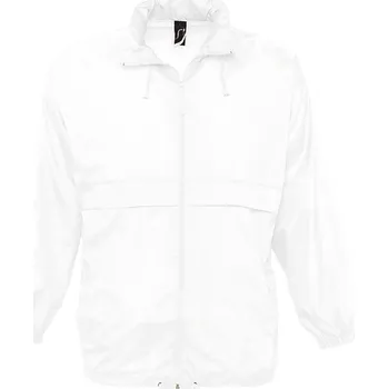 Pánská casual bunda SOĽS Surf Uni větrovka SL32000 Bílá L